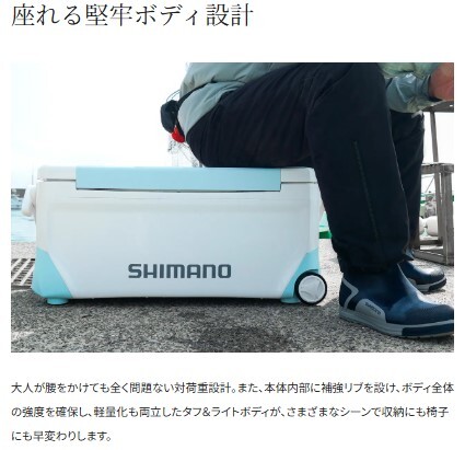 シマノ スペーザ ライト 250 NS-425Y Ｗインショアブルー (8219) クーラーボックス_画像7