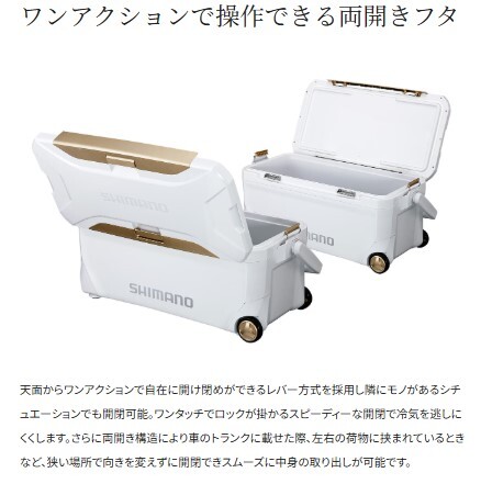 シマノ スペーザ ライト 250 NS-425Y Ｗインショアブルー (8219) クーラーボックス_画像4