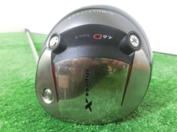 ♪YAMAHA ヤマハ inpres X 4.6D Type S 1W ドライバー 10° /純正 シャフト DX-408D FLEX-SR G8532♪_画像1