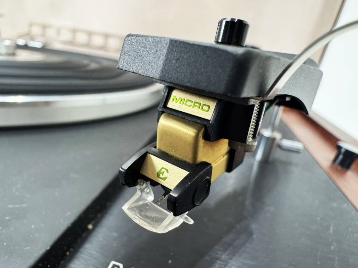 1 иен ~ MICRO микро MR-611 SHURE Sure -M91ED запись плеер Vintage проигрыватель аудио электризация подтверждено 