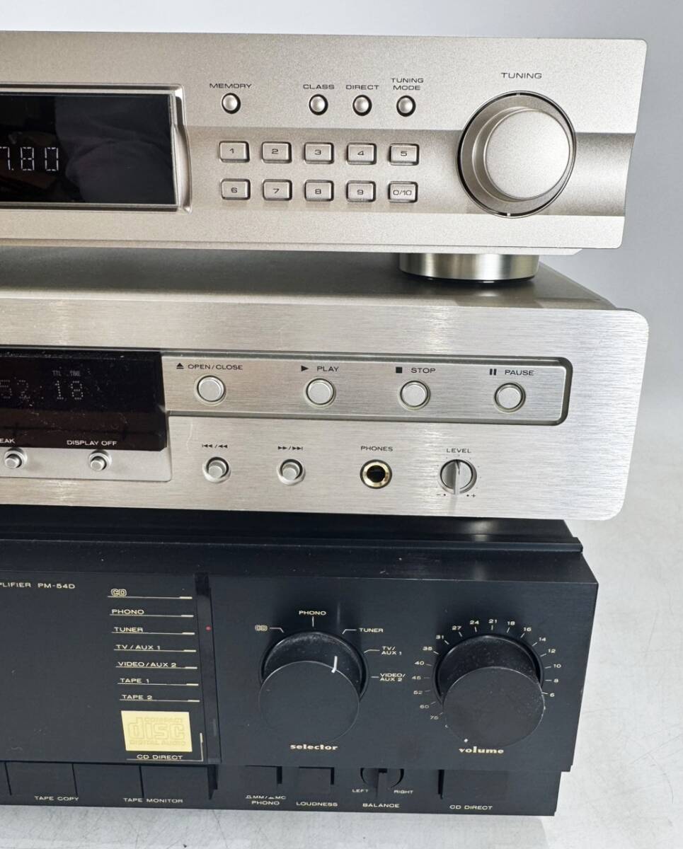 オーディオ機(jī)器 まとめ パイオニア F-D3 FM-AM marantz/マランツ PM-54D CD5001 プリメインアンプ CDプレーヤー １円～ 通電確認(rèn)済み