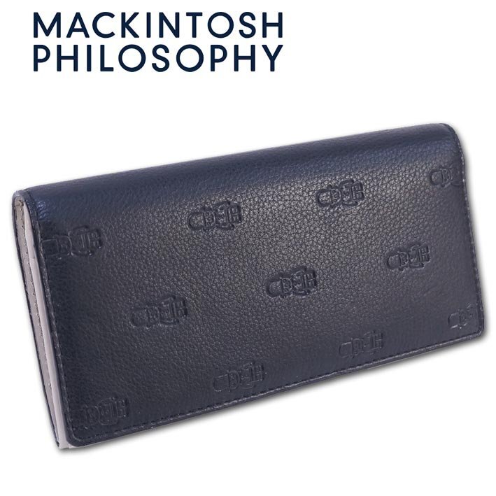 マッキントッシュフィロソフィー MACKINTOSH PHILOSOPHY 牛革 長財布 バッキンガムベア メンズ ブラック 黒 新品 正規品 レザー_画像1