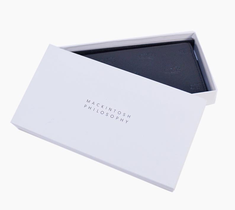 マッキントッシュフィロソフィー MACKINTOSH PHILOSOPHY 牛革 長財布 バッキンガムベア メンズ ブラック 黒 新品 正規品 レザー_画像8