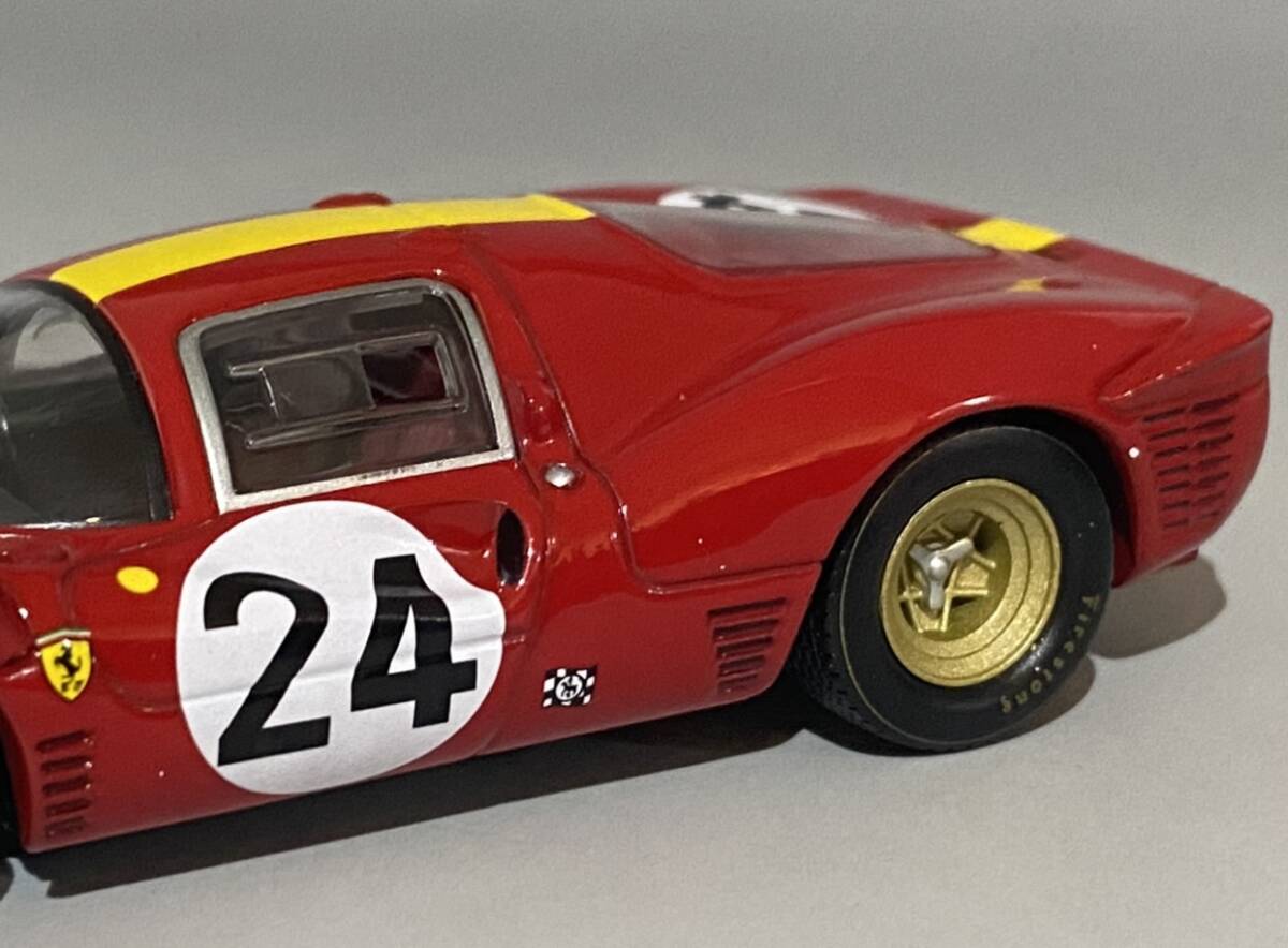 1/43 Ferrari 330 P4 #24 Willy Mairesse / ‘Beurlys’ Jean Blaton ◆ 3位 24h Le Mans 1967 ◆ フェラーリ ル マン24時間レース_画像8