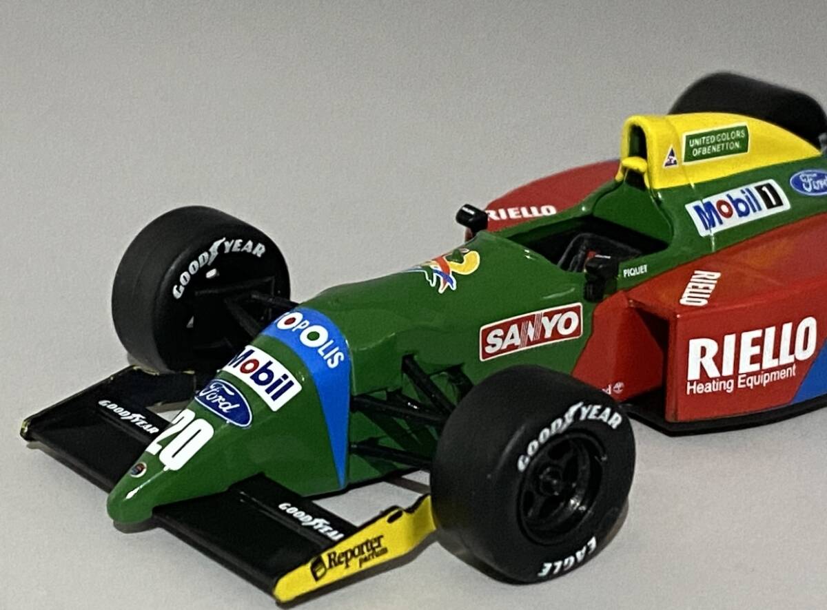 1/43 Benetton Ford B190 1990 Nelson Piquet #20 3.5L V8 ◆ 3位 1990 FIA F1 World Championship ◆ ベネトン ネルソン ピケ _画像7