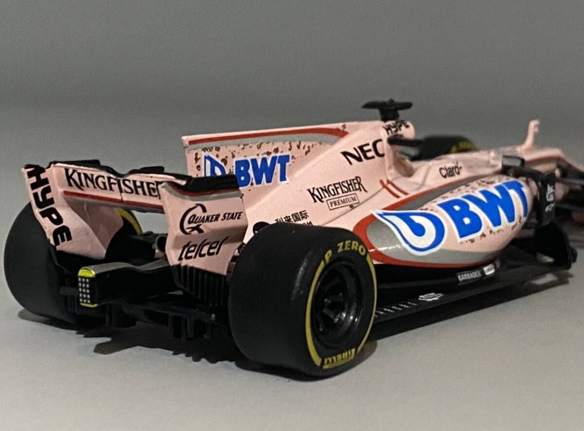 1/43 Sahara Force India Mercedes VJM10 Sergio Perez #11 * 7 ранг 2017 F1 World Championship * сила Indy a Sergio Perez 