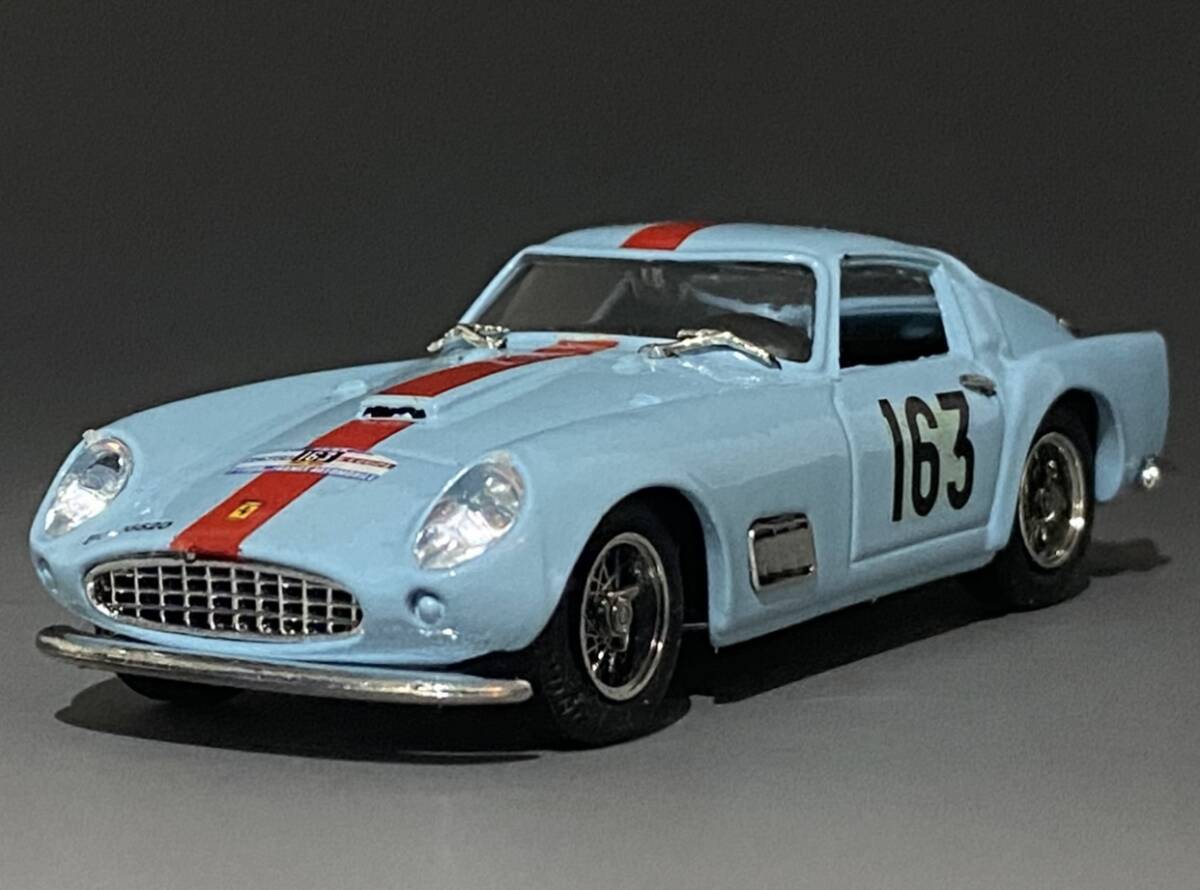 Bang 1/43 Ferrari 250 TDF 3.0L V12 Tour de France 1958 Sea Blue #163 * Jacques Peron / Harry Schell * Ferrari Bang 441