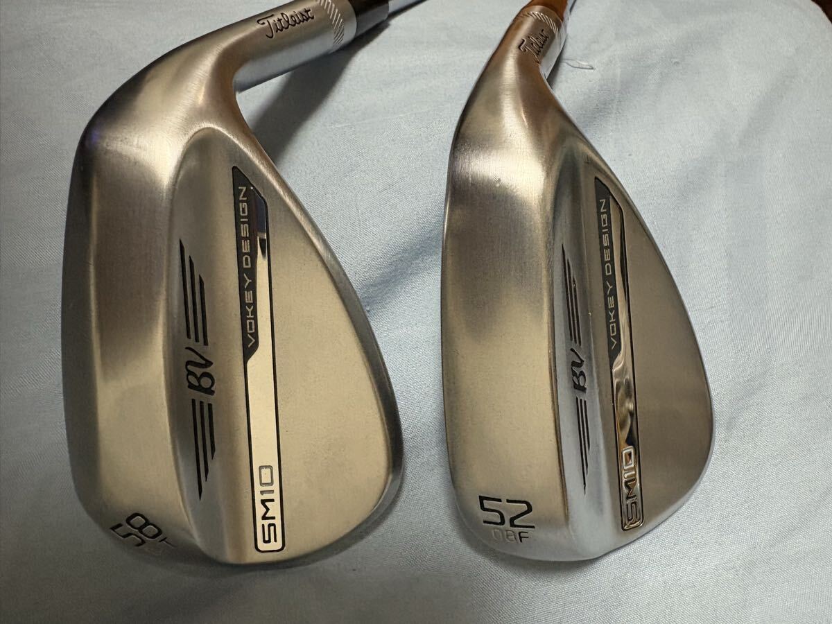 使用僅超美品 SM10ウェッジ 52度 58度 2本セット タイトリスト(TITLEIST)VOKEY SM10 ウェッジ N.S.PRO 950GH neo 58/4 52/8 日本仕様_画像4