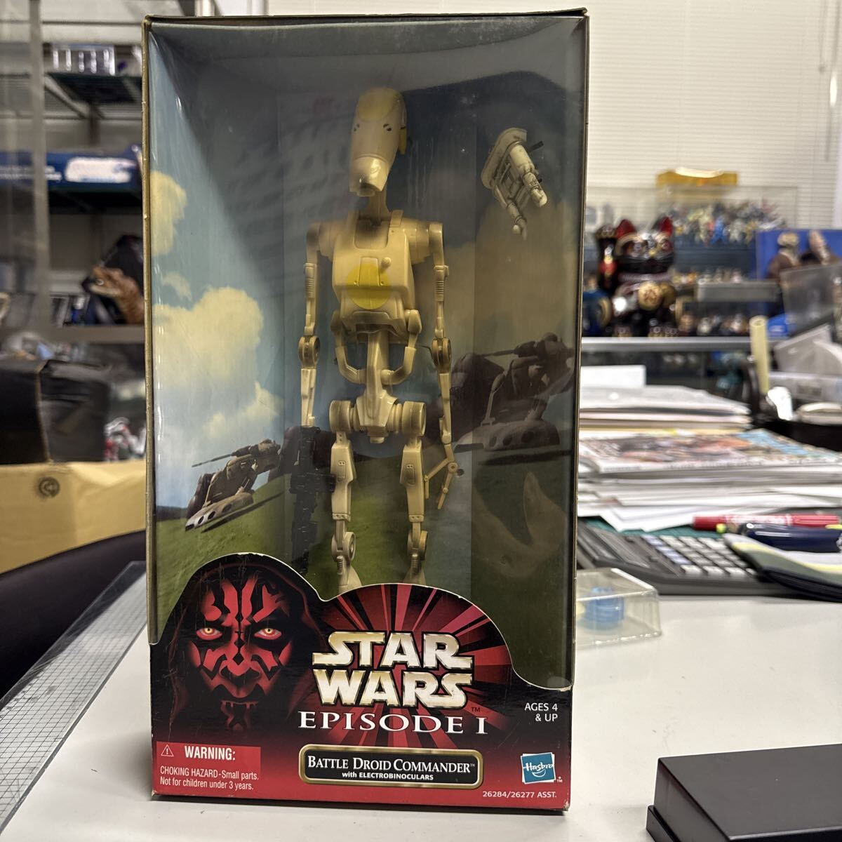 アクションコレクション バトルドロイドコマンダー STAR WARS (スターウォーズ) EP1 12インチフィギュア ハズブロ/トミー_画像1