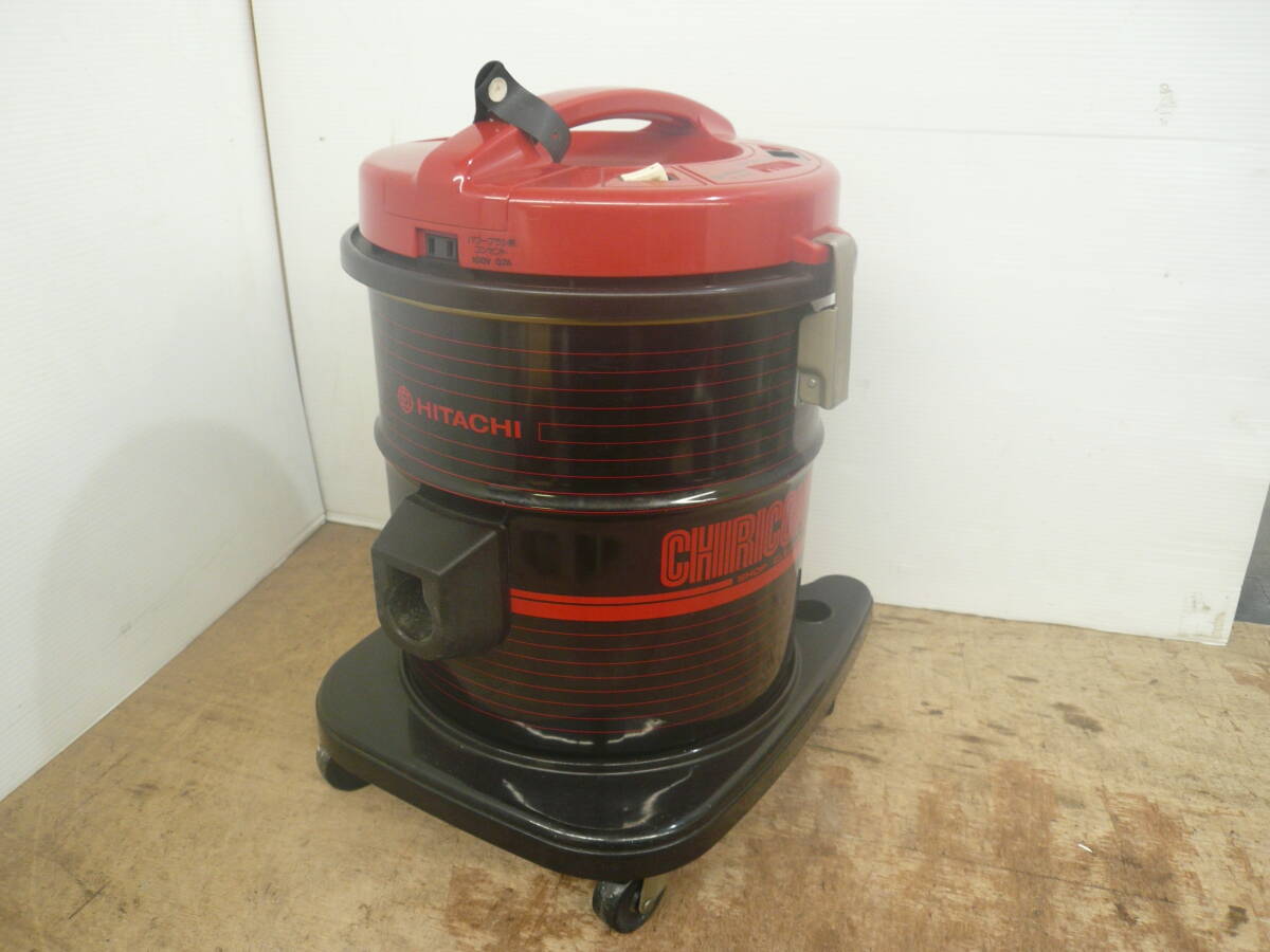 ♪HITACHI 日立 チリコンポット ショップクリーナー CV-PS11 動作確認 送料は説明欄※ジャンク品扱い ■１４０_画像2