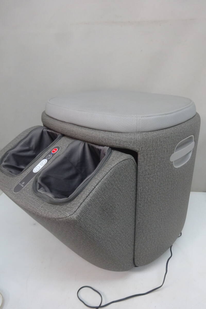 ★149）箱なし-エアー3Dフットマッサージャー?ドクターエア スツール MF-05 足里 ふくらはぎ　説明書なし※中古/動(dòng)作OK/使用感現(xiàn)狀品■140