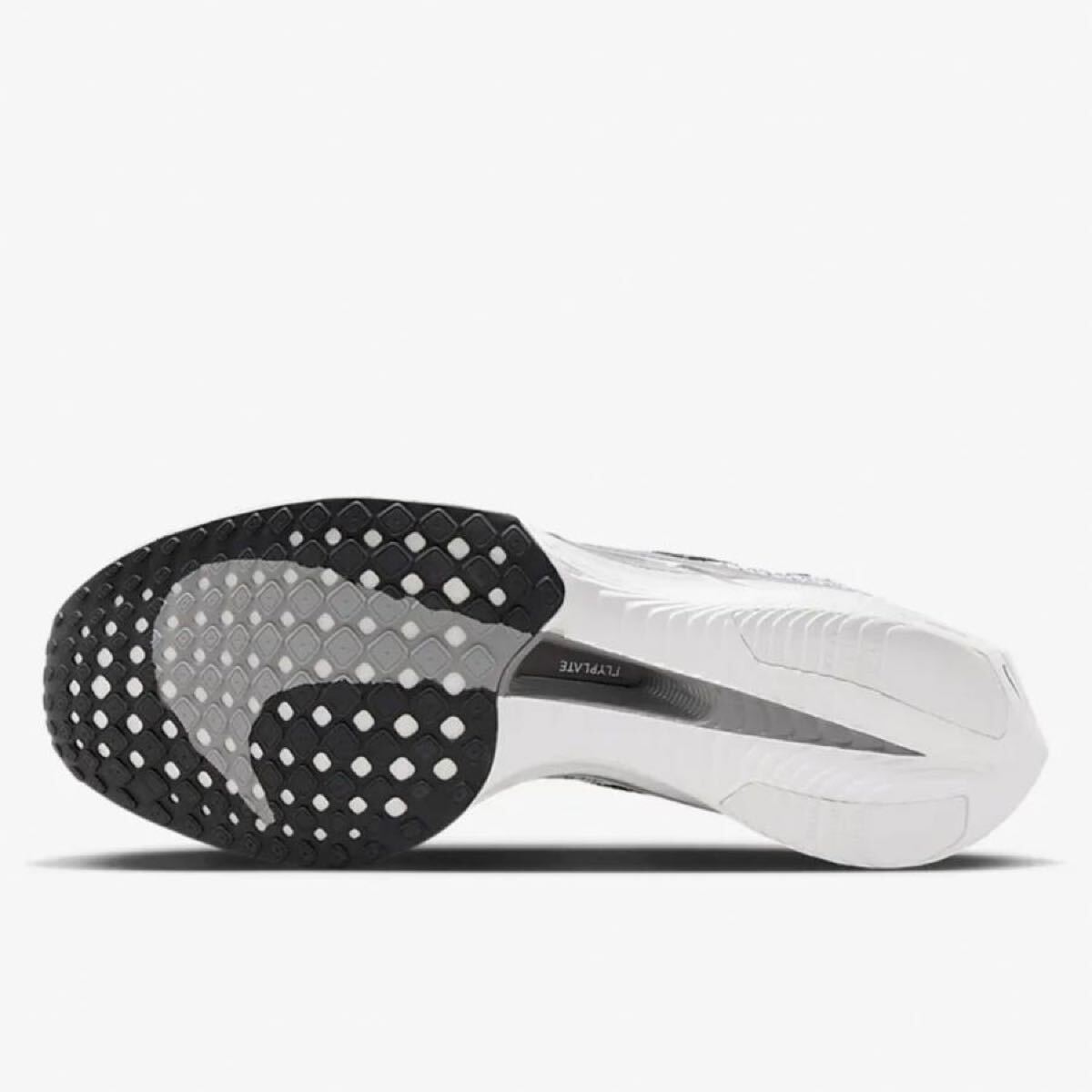 新品未使用 NIKE【25.5cm】ヴェイパー フライ ネクスト % ランニング ナイキ VAPORFLY NEXT% カーボン シューズ 靴 陸上 4130 白 シルバー_画像9