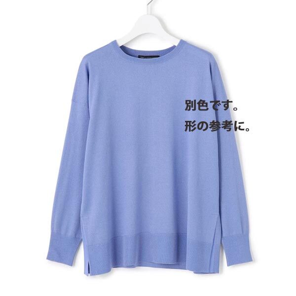 23区【洗える】オータムシャイニー リラクシー ニット(38・Mサイズ・灰)新品・セーター_画像3