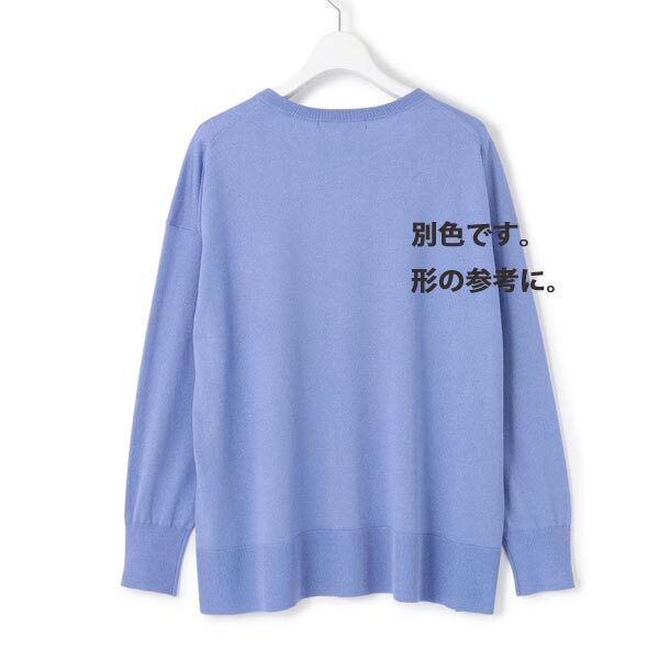 23区【洗える】オータムシャイニー リラクシー ニット(38・Mサイズ・灰)新品・セーター_画像4