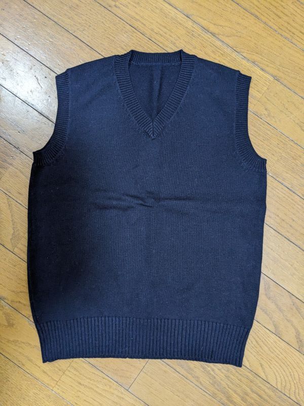 紺　ベスト　150_画像1