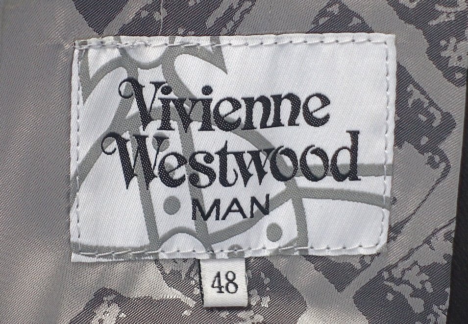 12AW 希少 美品 Vivienne Westwood MAN ヴィヴィアン ミントカラー ホースレザー ダブルライダースジャケット ブラック 馬革 メンズ 48_画像5