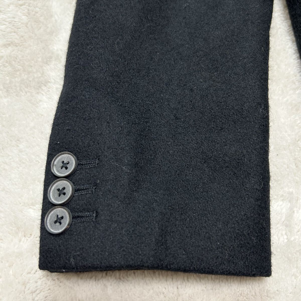 美品!/カシミヤ使用●ナンバーナイン×ステュディオス NUMBER (N)INE×STUDIOUS チェスターコート 裏地定番柄 ロングコート コラボ M相当 2_画像5