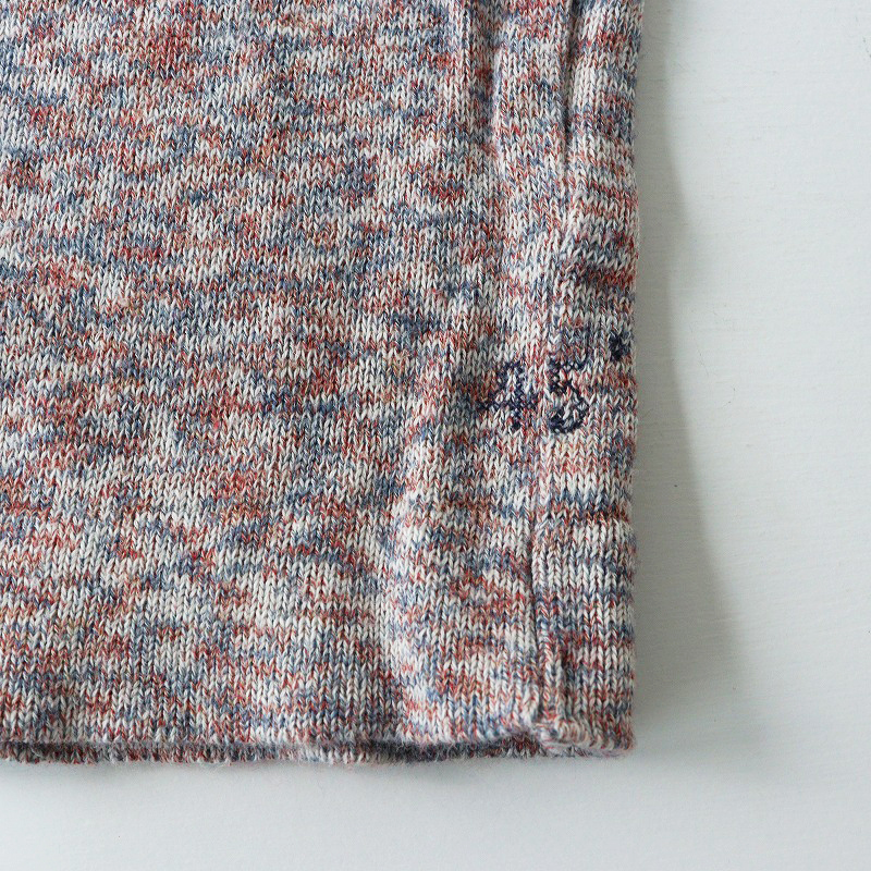 45R' 45rpm フォーティファイブアール メランジニットカーディガン 3＼レッド系 羽織り トップス【2400014613698】_画像6