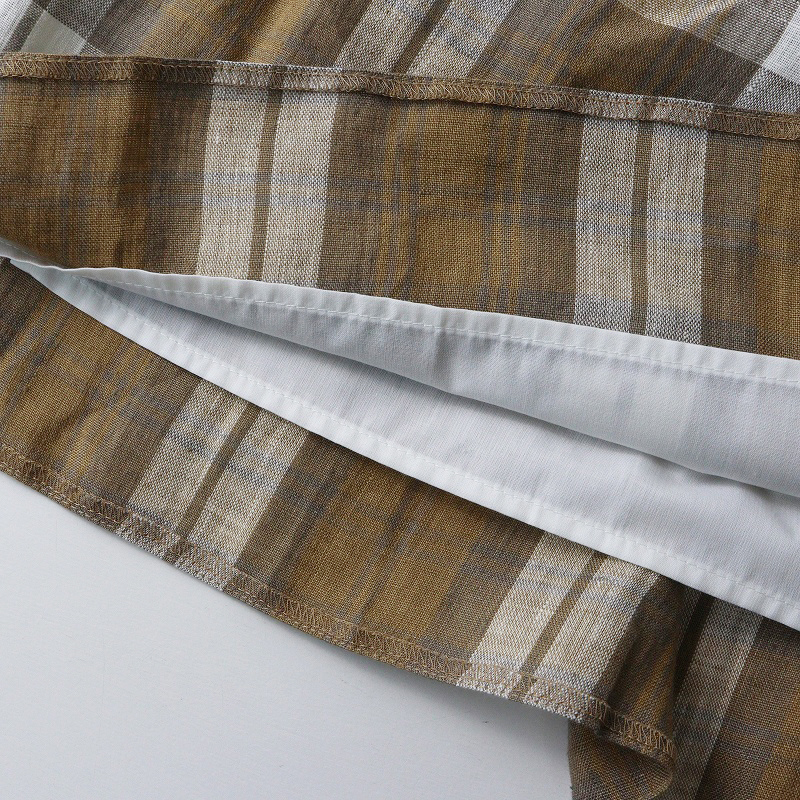 未使用 イギリス製 オニールオブダブリン O'NEIL of DUBLIN ソフトプリーツロングスカート 10｜ベージュ モカ系 【2400014643312】_画像6