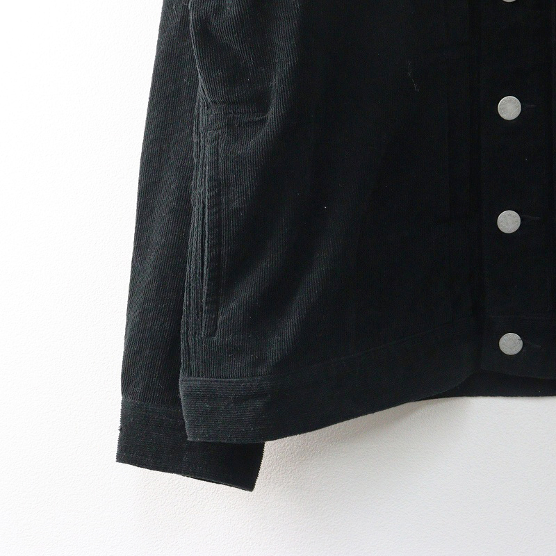 ハンズオブクリエイション Hands of creation コーデュロイ スタンドカラー ジャケット F|ブラック 【2400014642032】_画像4