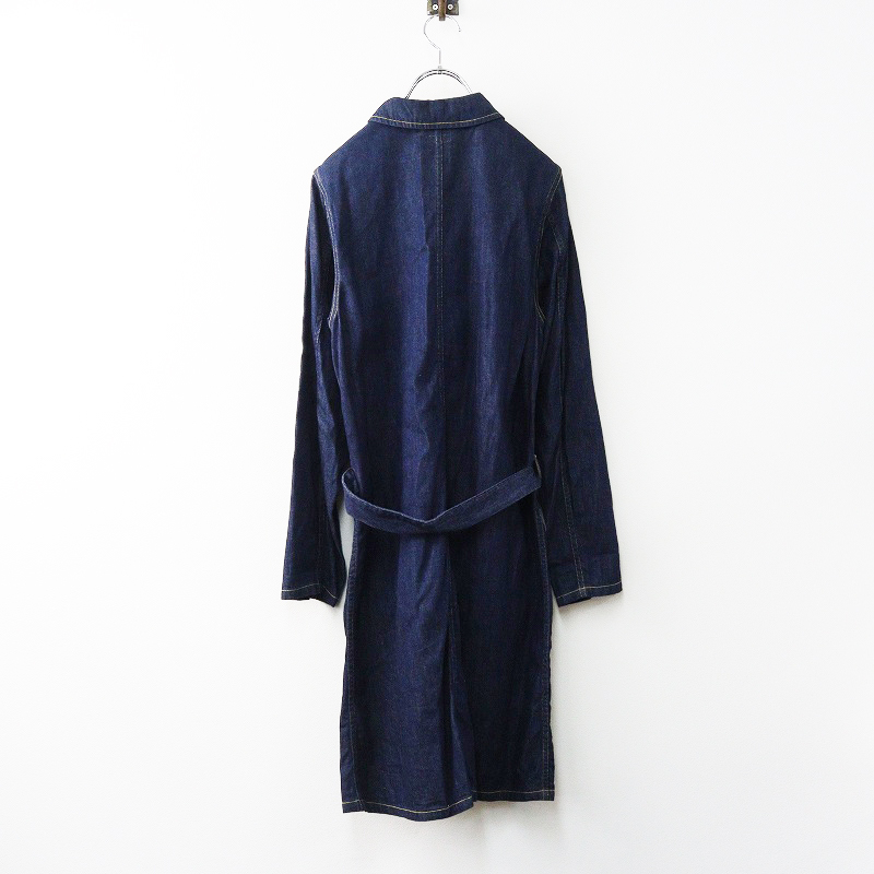 キャピタル KAPITAL 8ozデニムショップコート 1(S)インディゴブルー/上着【2400014499131】_画像2