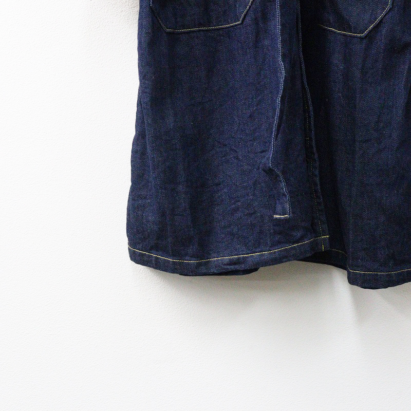 キャピタル KAPITAL 8ozデニムショップコート 1(S)インディゴブルー/上着【2400014499131】_画像4