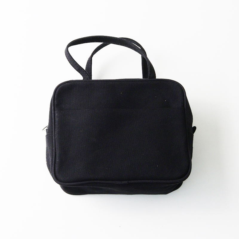定番 人気アイテム テンベア TEMBEA SQUARE BAG キャンバススクエアバッグ ブラック/黒 小ぶりサイズ【2400014499254】_画像1