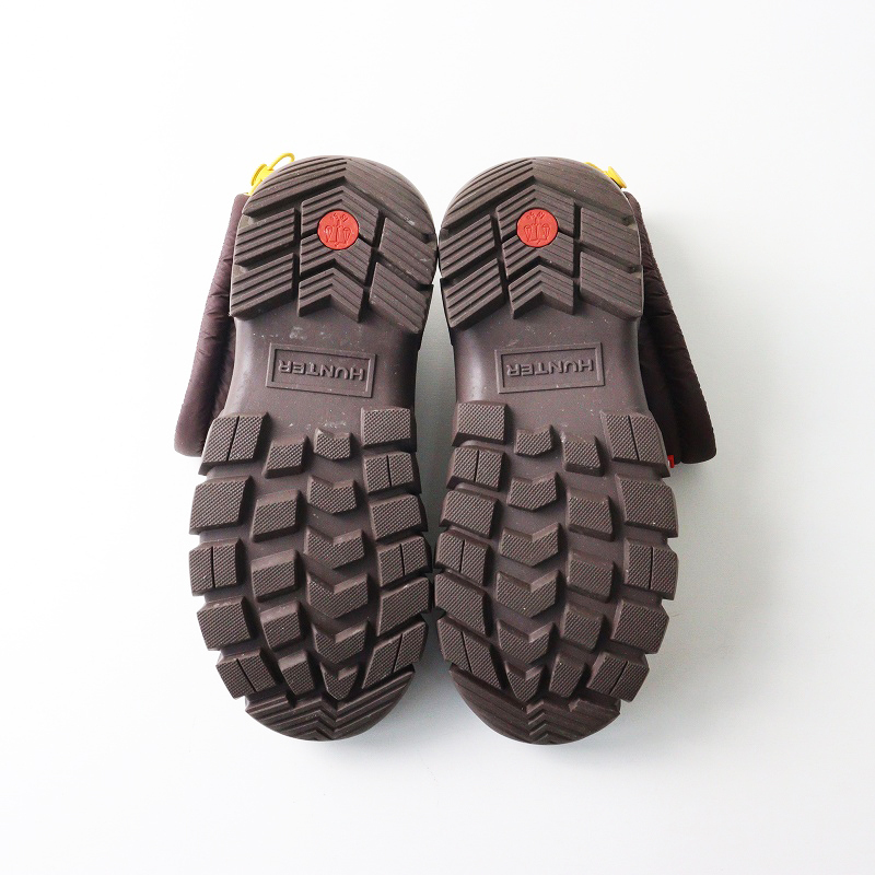 美品 ハンター HUNTER intrepid short snow boot イントレピッド ショート スノーブーツ UK6｜バーガンディ 約25cm【2400014636284】_画像6