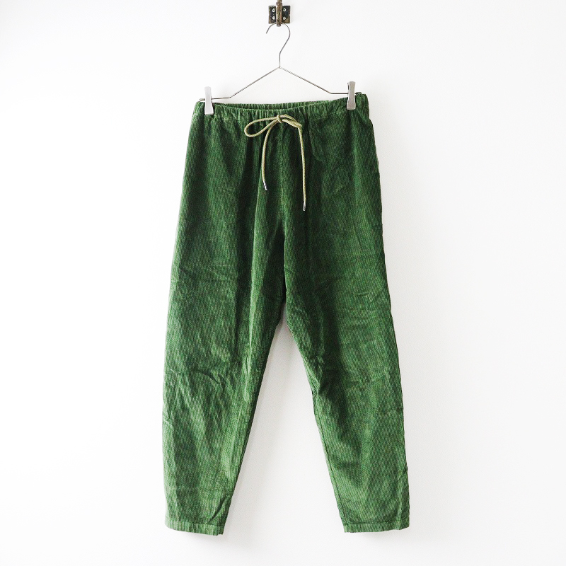 ソウソウ 洋装 ヨウソウ SOU SOU YOUSOU 数字 コーデュロイテーパードパンツ S グリーン┃ボトムス suuji【2400014657333】_画像1