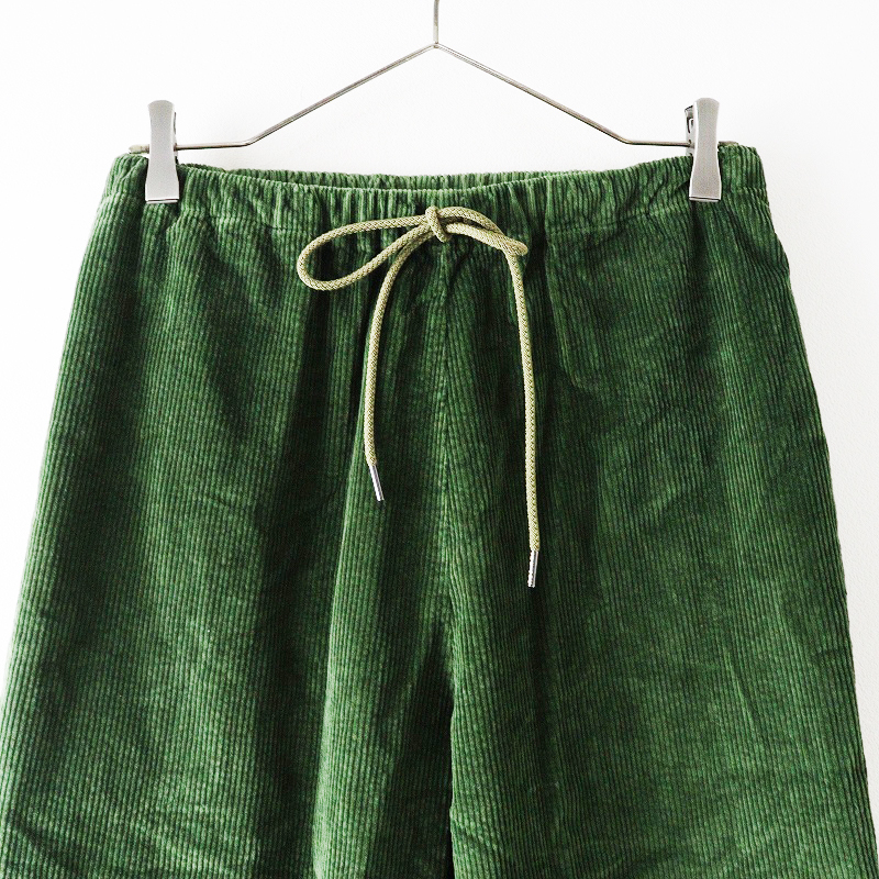 ソウソウ 洋装 ヨウソウ SOU SOU YOUSOU 数字 コーデュロイテーパードパンツ S グリーン┃ボトムス suuji【2400014657333】_画像3