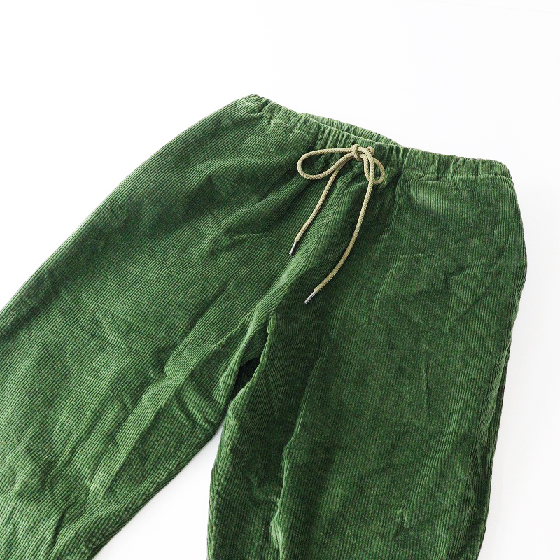 ソウソウ 洋装 ヨウソウ SOU SOU YOUSOU 数字 コーデュロイテーパードパンツ S グリーン┃ボトムス suuji【2400014657333】_画像4