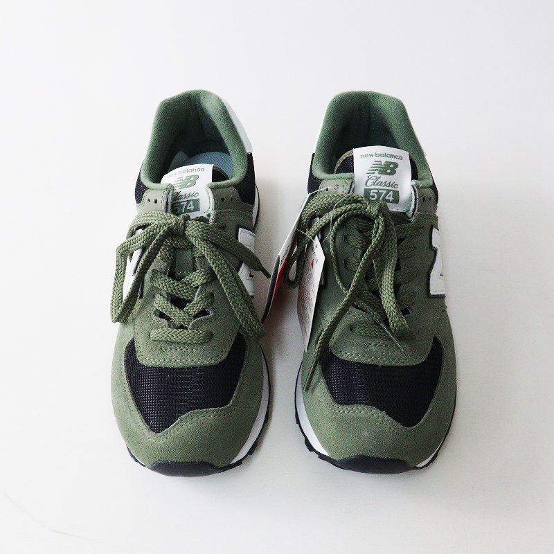 未使用 ニューバランス new balance ML574ESP スニーカー 24.5cm＼グリーン MINERAL GREEN シューズ【2400014663792】_画像2