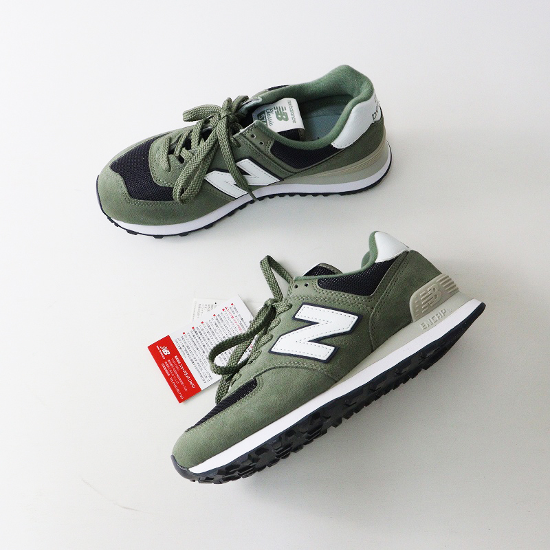 未使用 ニューバランス new balance ML574ESP スニーカー 24.5cm＼グリーン MINERAL GREEN シューズ【2400014663792】_画像5