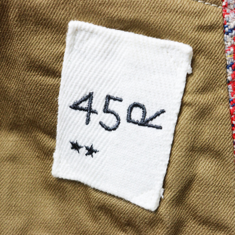  обычная цена 92400 иен 2022 зима каталог размещение 45R four ti пять a-ru хлопок твид. 4 угол жакет 2 красный проверка I[2400014662443]