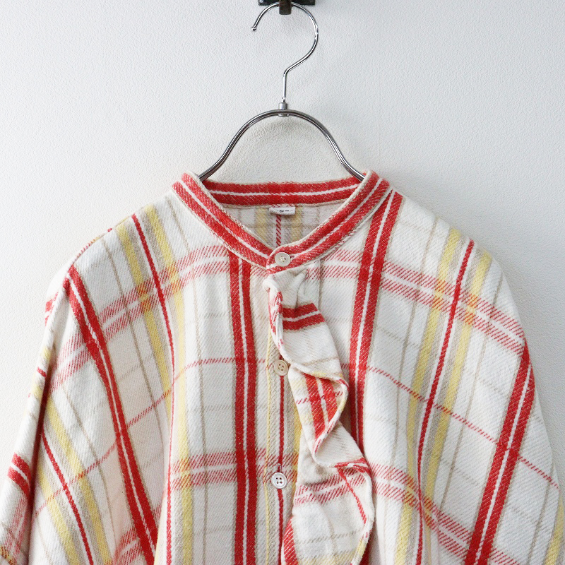 45R 45rpm フォーティファイブアール ONEONE いろいろインドネルのフリルチュニック\ホワイト系 ワンピース【2400014664843】_画像3