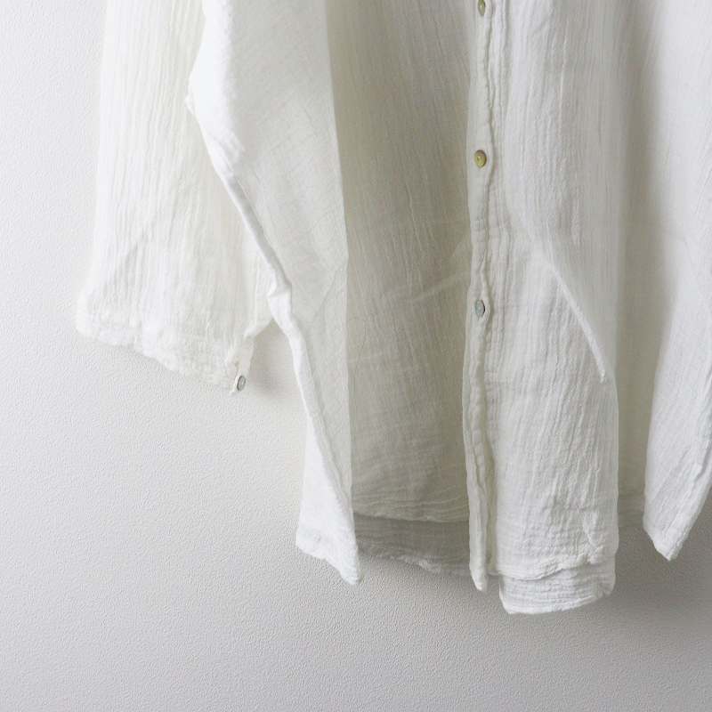 プラージュ plage別注 LES ATELIERS FRANCAIS DE CONFECTION SP OVER シャツ TU|オフホワイト トップス【2400014669947】_画像4