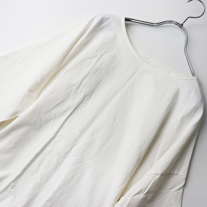 中川政七商店 コットン ワイドTシャツ ホワイト┃日本製 TEE カットソー チュニック【2400014668001】_画像5