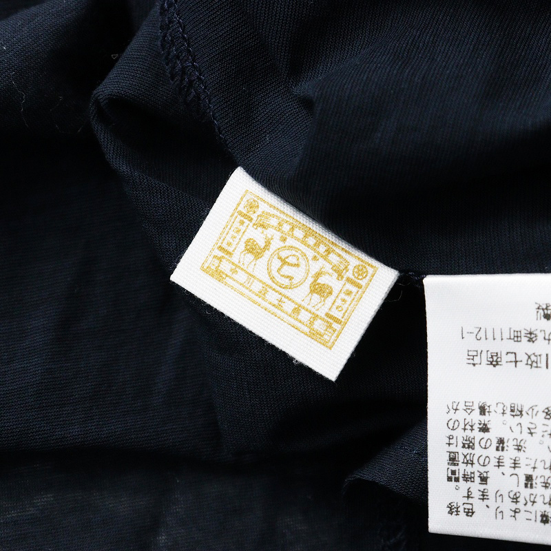 美品 中川政七商店 シアーコットンチュニックワンピース ネイビー┃日本製 ドレス【2400014668025】_画像6