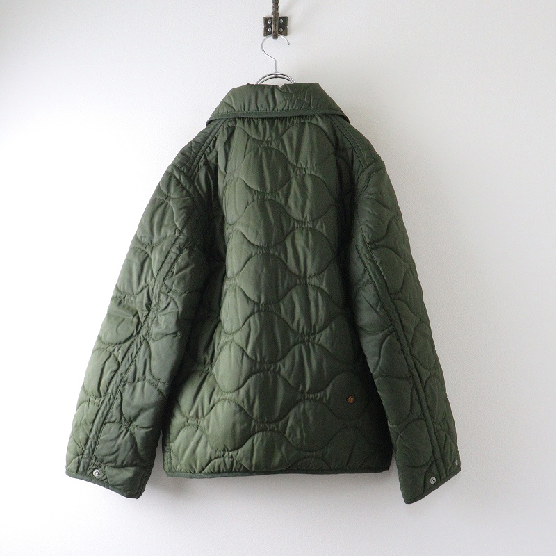 美品 定価63800円 45R フォーティーファイブアールアール ナイロンキルトの908ヨッティングジャケット 1 グリーン┃45rpm【2400014675092】_画像2