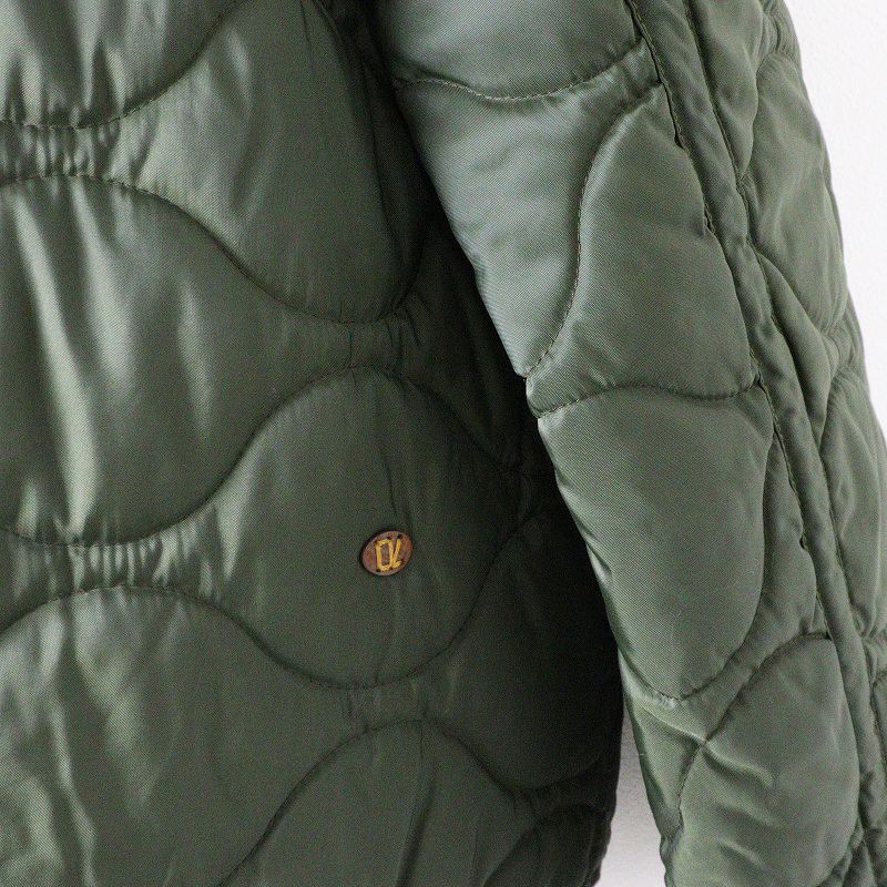 美品 定価63800円 45R フォーティーファイブアールアール ナイロンキルトの908ヨッティングジャケット 1 グリーン┃45rpm【2400014675092】_画像7