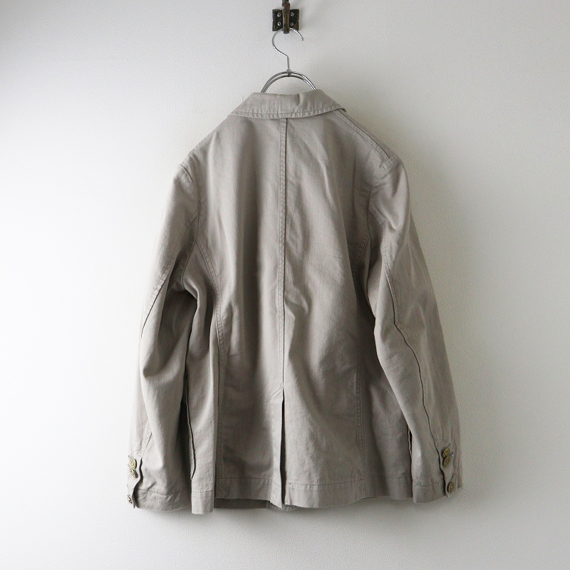 定価66000円 45R フォーティーファイブアール おこめチノの908ブレザー サイズ2 ライトグレー┃シングルジャケット 45rpm【2400014675078】_画像2