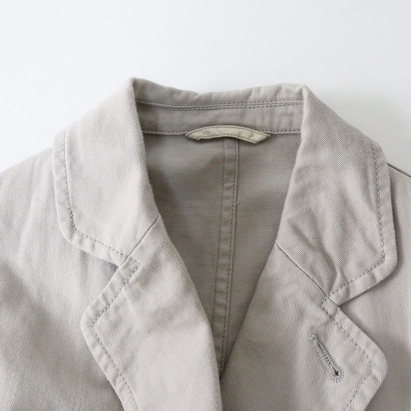 定価66000円 45R フォーティーファイブアール おこめチノの908ブレザー サイズ2 ライトグレー┃シングルジャケット 45rpm【2400014675078】_画像6