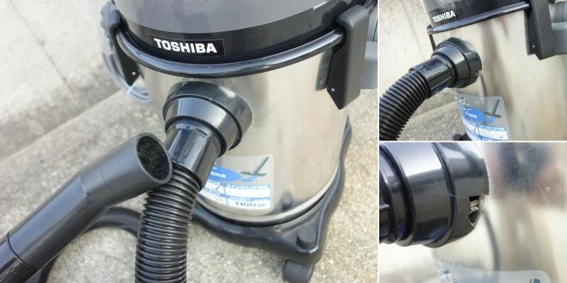 【中古】K▼東芝 業務用 掃除機 電機集塵機 乾湿両用 100V PCV-20A (38730)_画像4