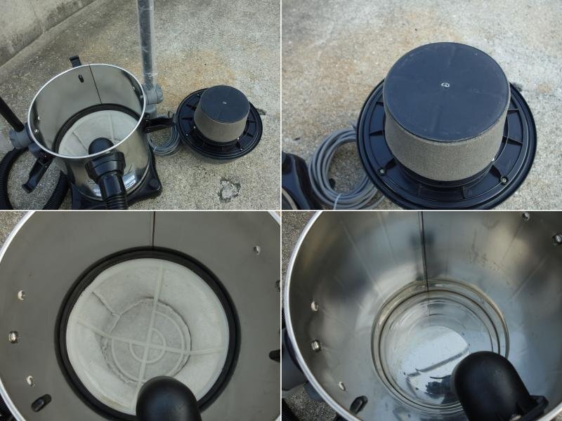 【中古】K▼東芝 業務用 掃除機 電機集塵機 乾湿両用 100V PCV-20A (38730)_画像6