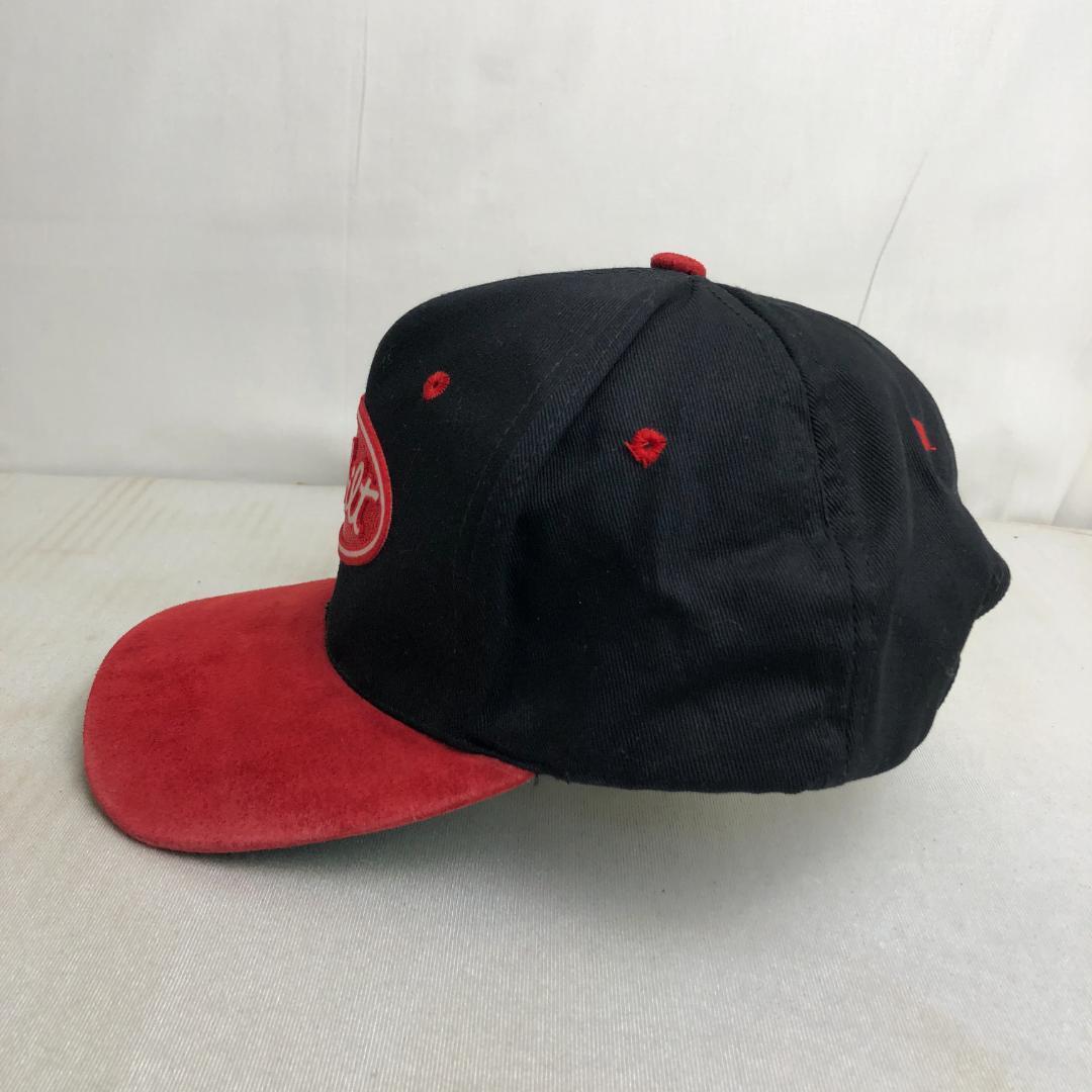 【訳あり品】アメリカ古着　キャップ　6パネルキャップ　Peterbilt　ブラック　黒　レッド　赤_画像3