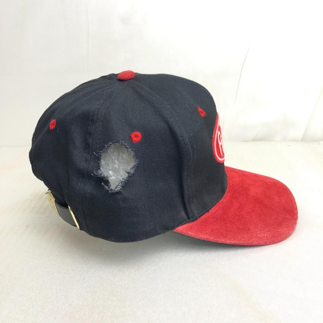 【訳あり品】アメリカ古着　キャップ　6パネルキャップ　Peterbilt　ブラック　黒　レッド　赤_画像4