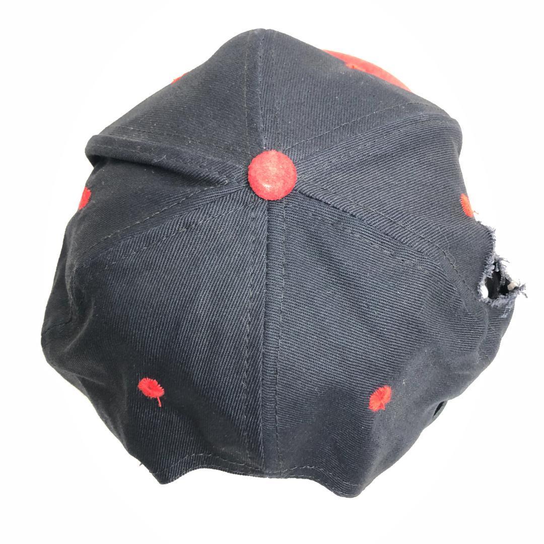 【訳あり品】アメリカ古着　キャップ　6パネルキャップ　Peterbilt　ブラック　黒　レッド　赤_画像6