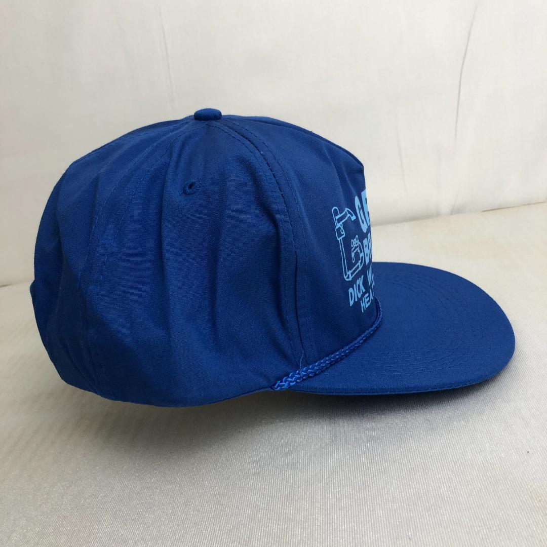 【アメリカ古着】キャップ　トラッカーキャップ　ビンテージキャップ　GROSS BROTHERS　ブルー　青_画像4