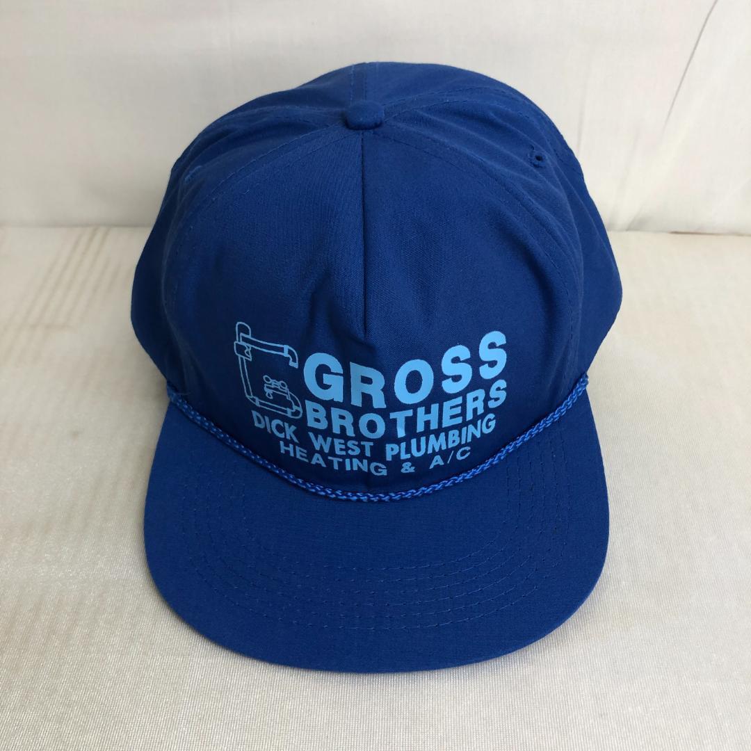 【アメリカ古着】キャップ　トラッカーキャップ　ビンテージキャップ　GROSS BROTHERS　ブルー　青_画像10