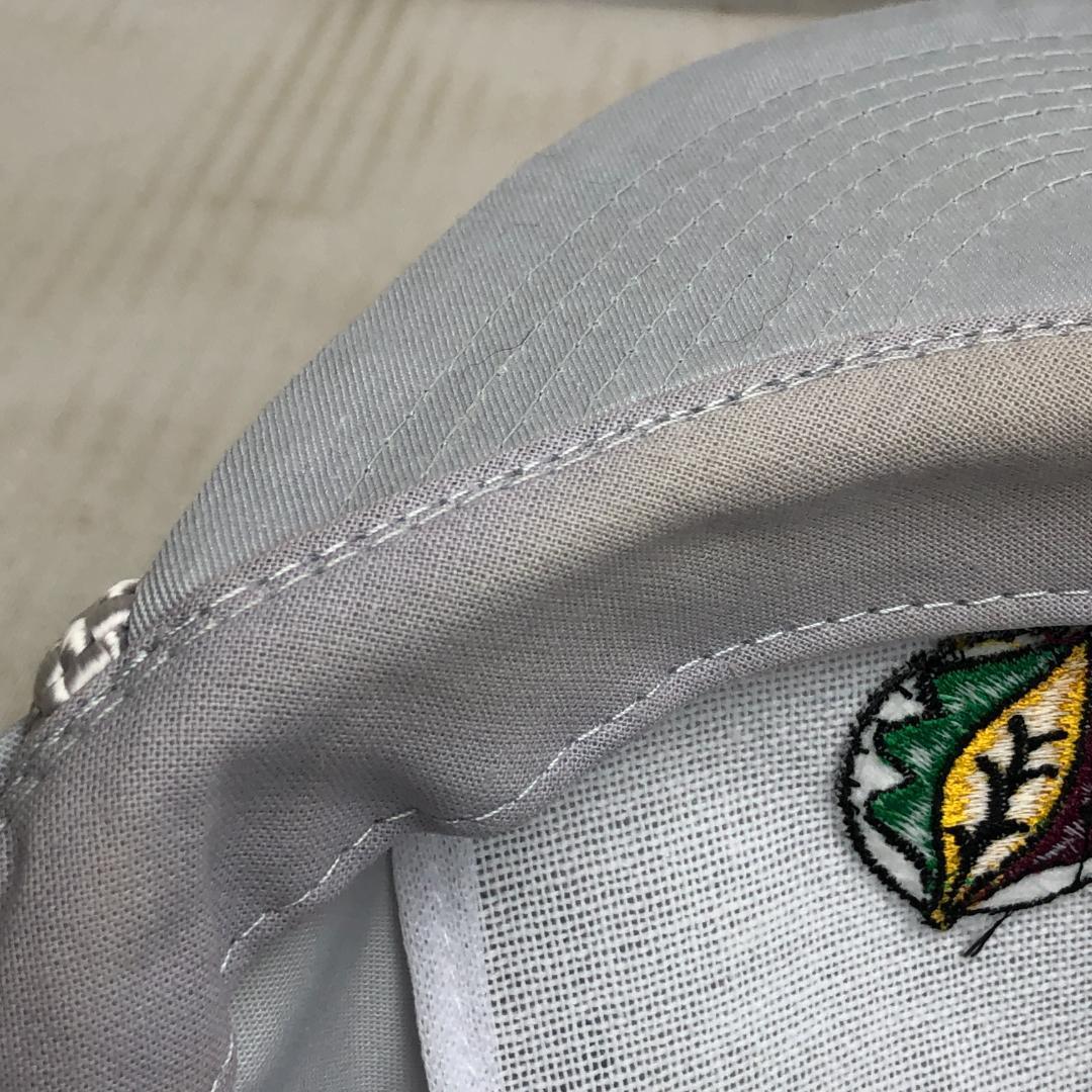 【US古着】キャップ　トラッカーキャップ　Oak Harbor Freight 刺繍ロゴ　企業物　企業ロゴ　ビンテージキャップ　グレー　灰色_画像9